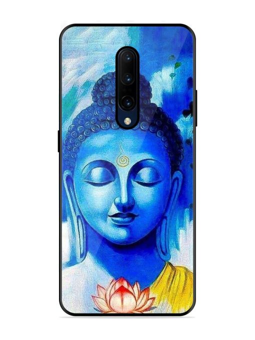 Serene Buddha With Lotus Glossy Soft Edge Case for Oneplus 7 Pro Chachhi