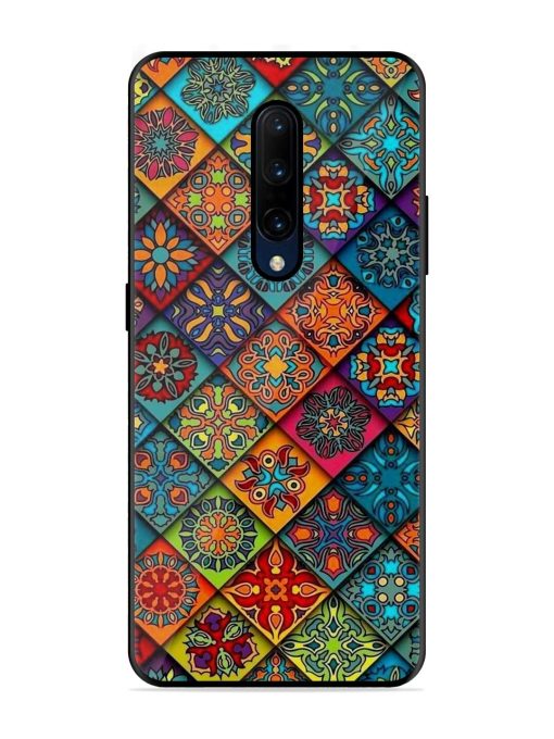 Patchwork Mandala Mosaic Glossy Soft Edge Case for Oneplus 7 Pro Chachhi