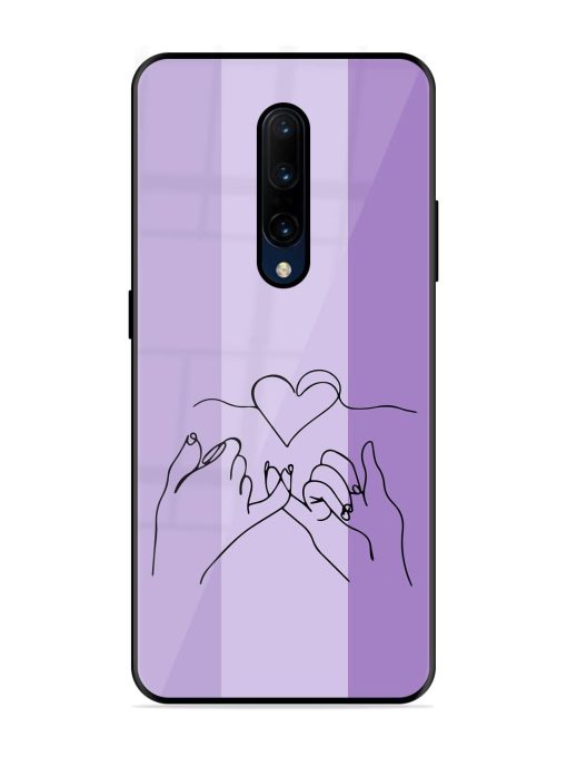 Forever Linked Glossy Soft Edge Case for Oneplus 7 Pro Chachhi