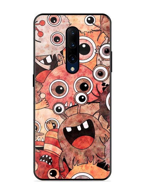 Monster Mash Glossy Soft Edge Case for Oneplus 7 Pro Chachhi