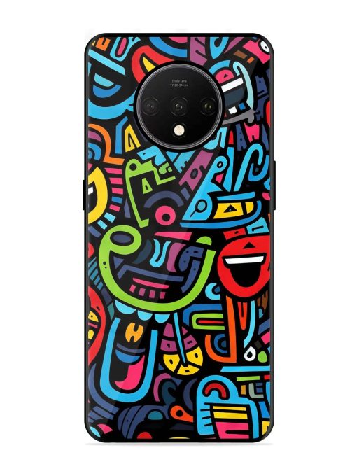 Doodlephoria Glossy Soft Edge Case for Oneplus 7T Chachhi