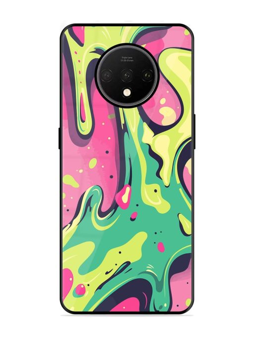 Gooey Grooves Glossy Soft Edge Case for Oneplus 7T Chachhi