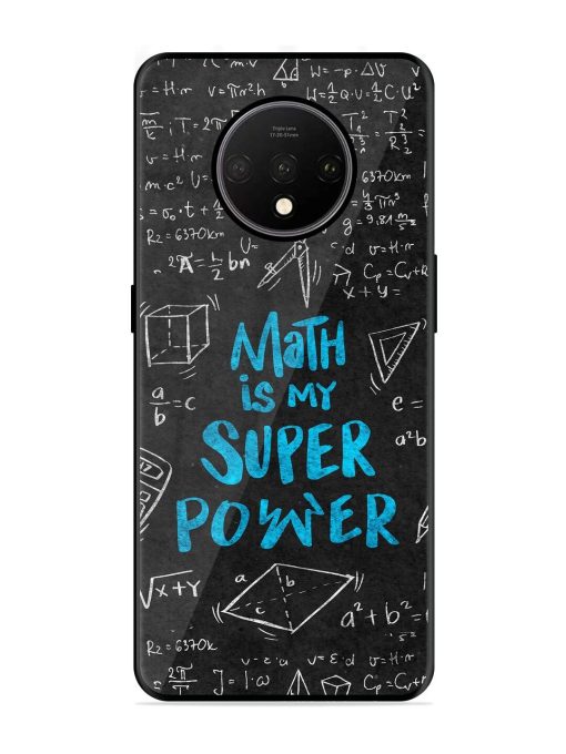 Math Magic Glossy Soft Edge Case for Oneplus 7T Chachhi