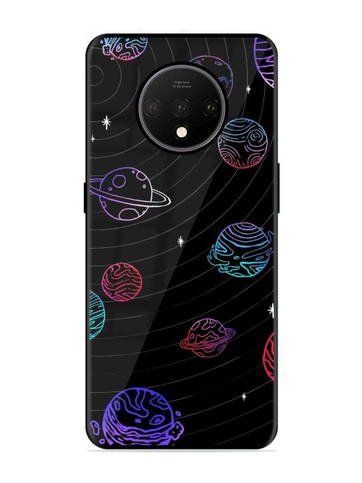 Cosmic Ballet Glossy Soft Edge Case for Oneplus 7T Chachhi