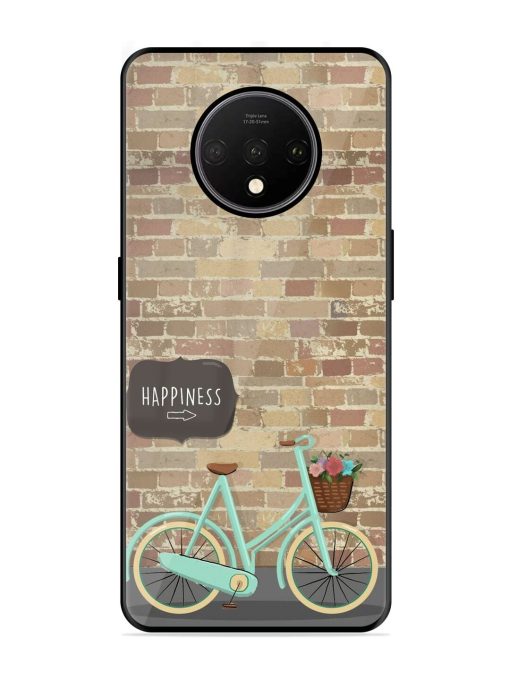 Pedaling Towards Happiness Glossy Soft Edge Case for Oneplus 7T Chachhi