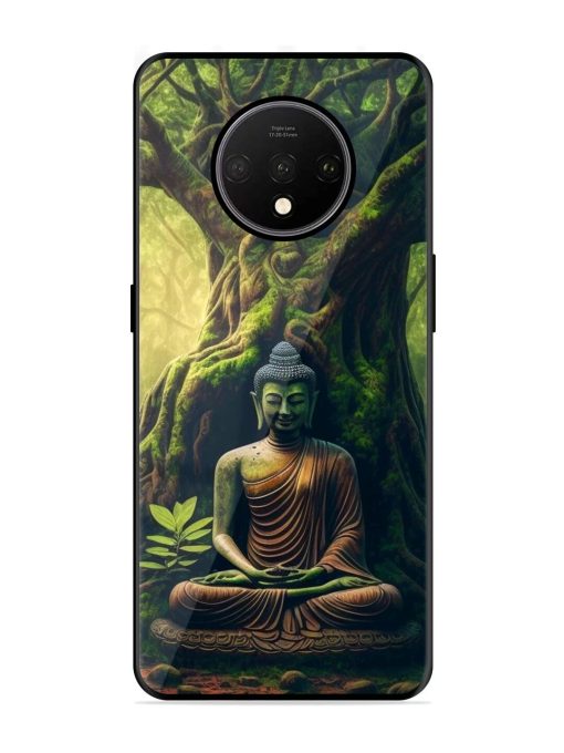 Green Buddha Art Glossy Soft Edge Case for Oneplus 7T Chachhi