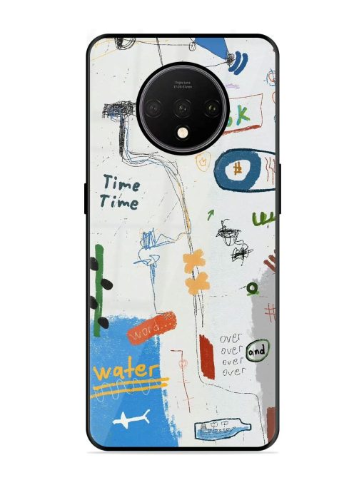 Mind Map Madness Glossy Soft Edge Case for Oneplus 7T Chachhi