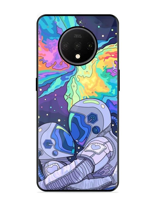 Cosmic Love Glossy Soft Edge Case for Oneplus 7T Chachhi