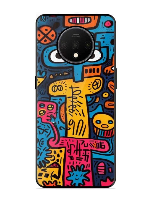 Doodletopia Glossy Soft Edge Case for Oneplus 7T Chachhi