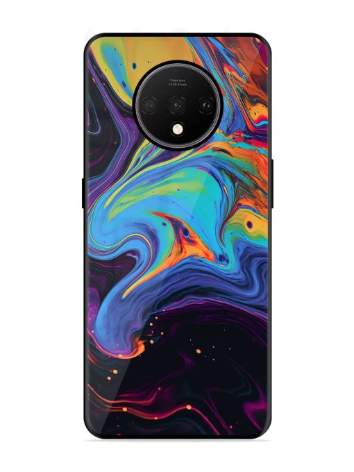 Liquid Dreamscape Glossy Soft Edge Case for Oneplus 7T Chachhi