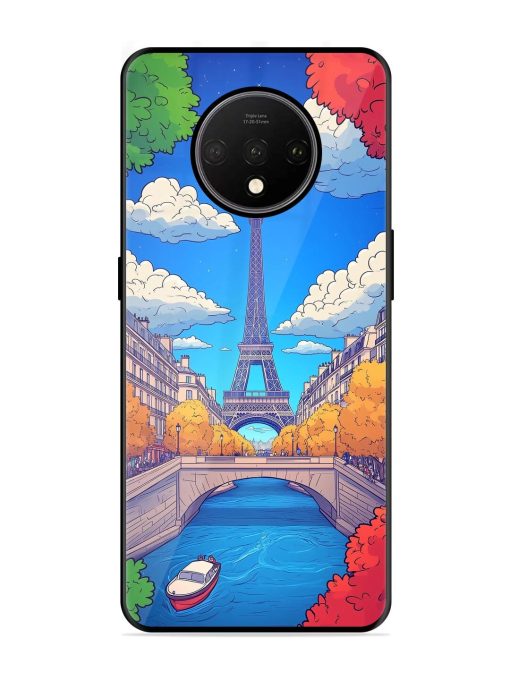 Parisian Panorama Glossy Soft Edge Case for Oneplus 7T Chachhi