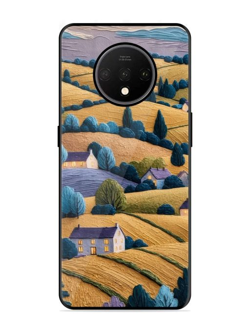 Rolling Hilltop Haven Glossy Soft Edge Case for Oneplus 7T Chachhi