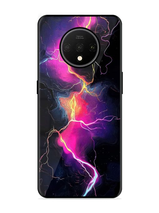 Electric Dreams Glossy Soft Edge Case for Oneplus 7T Chachhi