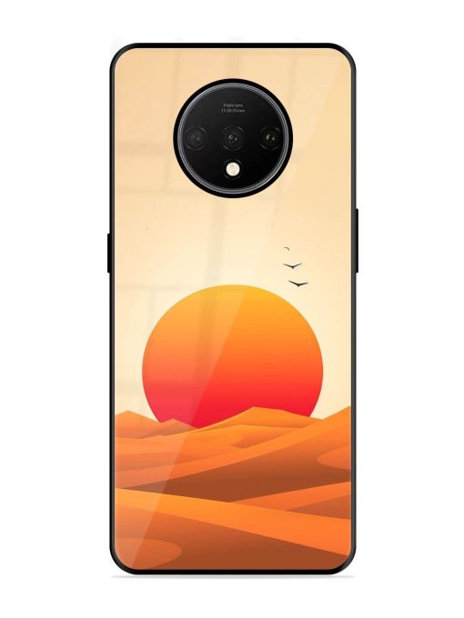 Desert Sunset Glossy Soft Edge Case for Oneplus 7T Chachhi