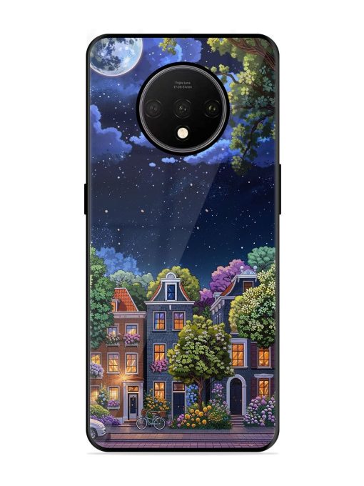 Moonlit Streets Glossy Soft Edge Case for Oneplus 7T