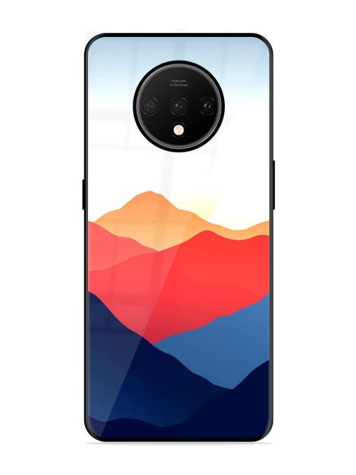 Sunset Peaks Glossy Soft Edge Case for Oneplus 7T Chachhi