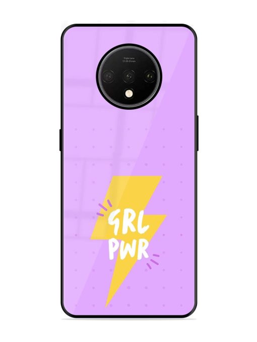 Girl Power Spark Glossy Soft Edge Case for Oneplus 7T Chachhi