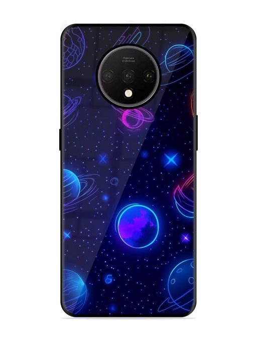 Neon Cosmos Glossy Soft Edge Case for Oneplus 7T Chachhi