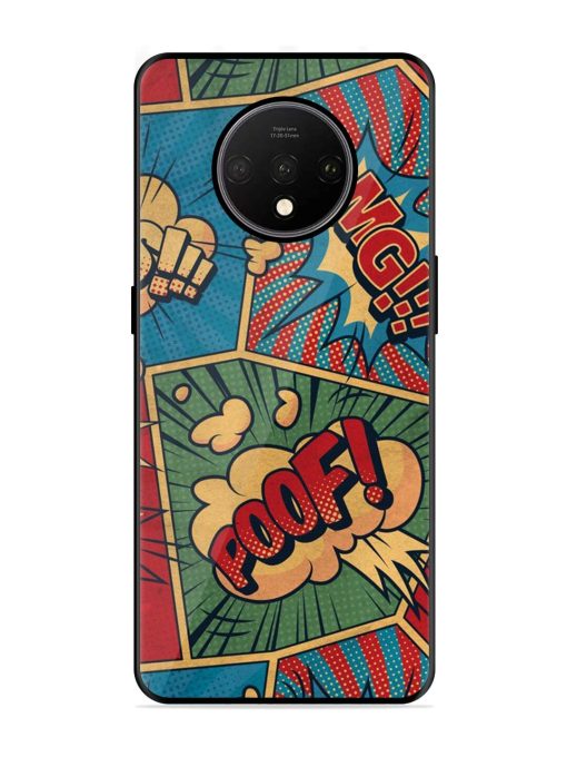 Comic Book Chaos Glossy Soft Edge Case for Oneplus 7T Chachhi