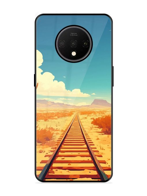 Endless Horizon Glossy Soft Edge Case for Oneplus 7T Chachhi