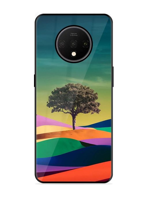 Rainbow'S Lone Sentinel Glossy Soft Edge Case for Oneplus 7T Chachhi