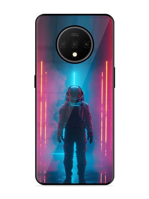 Neon Astronaut Glossy Soft Edge Case for Oneplus 7T Chachhi