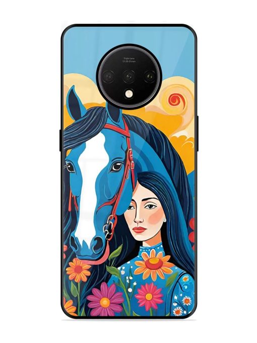 Equine Enchantment Glossy Soft Edge Case for Oneplus 7T Chachhi