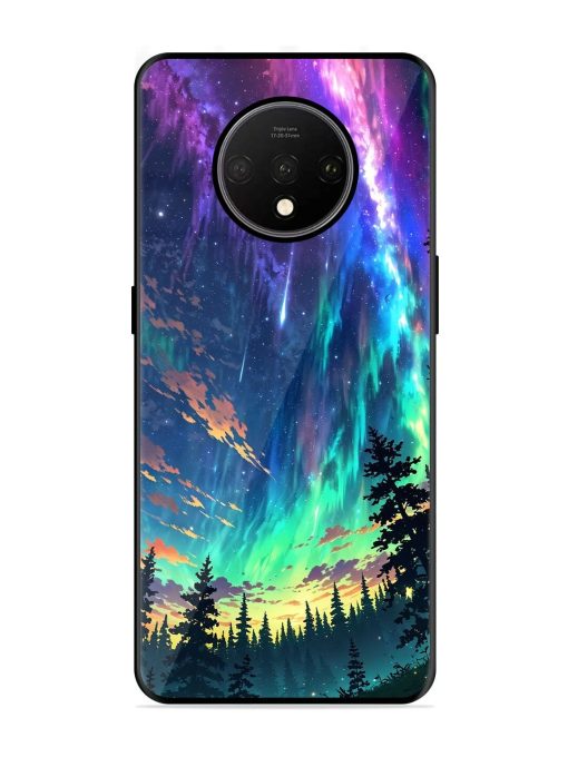 Cosmic Canvas Glossy Soft Edge Case for Oneplus 7T Chachhi