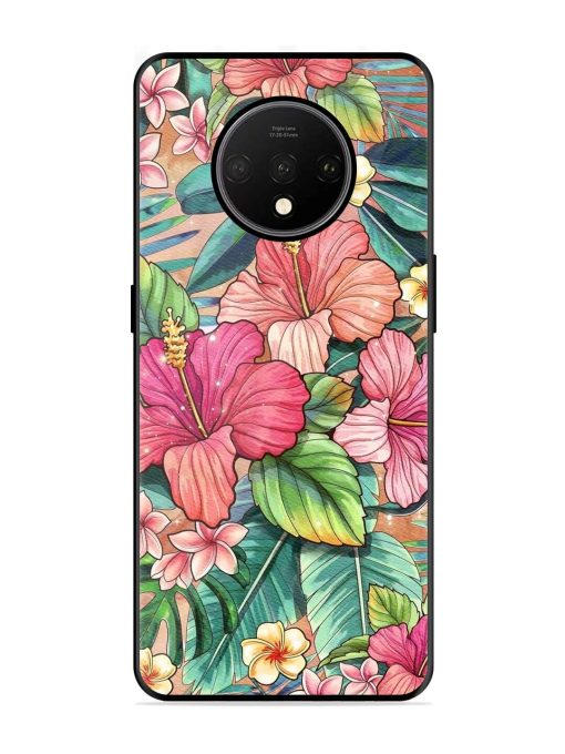 Tropical Tapestry Glossy Soft Edge Case for Oneplus 7T