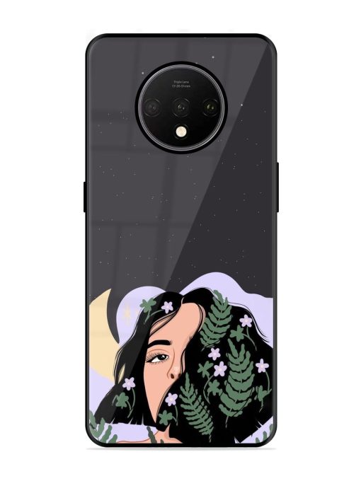 Lunar Lullaby Glossy Soft Edge Case for Oneplus 7T Chachhi