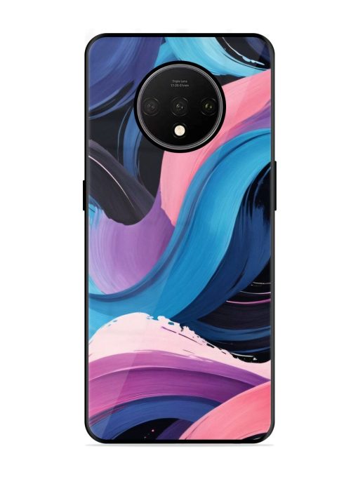 Whimsical Waves Glossy Soft Edge Case for Oneplus 7T Chachhi