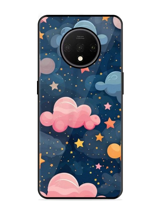 Twinkling Dreams Glossy Soft Edge Case for Oneplus 7T Chachhi