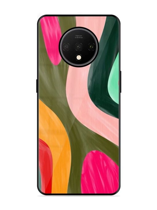 Wavy Wonderland Glossy Soft Edge Case for Oneplus 7T Chachhi