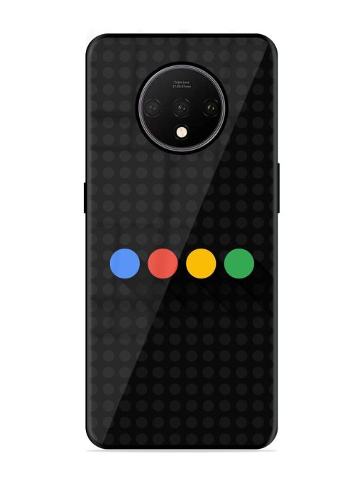 Google Dots Glossy Soft Edge Case for Oneplus 7T Chachhi