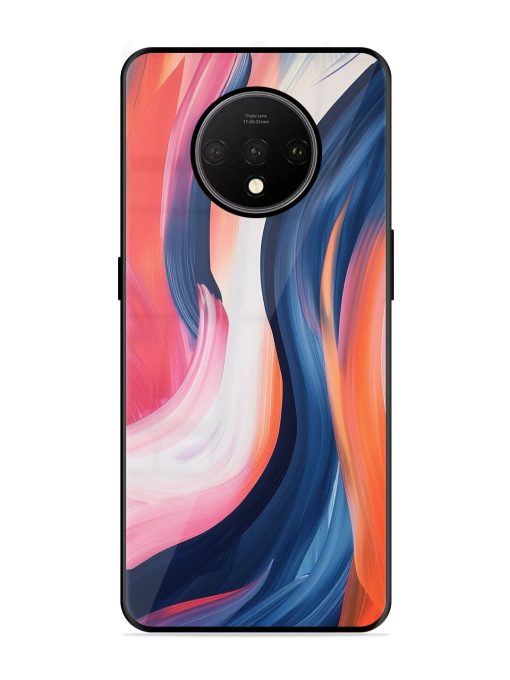 Whirling Hues Glossy Soft Edge Case for Oneplus 7T Chachhi