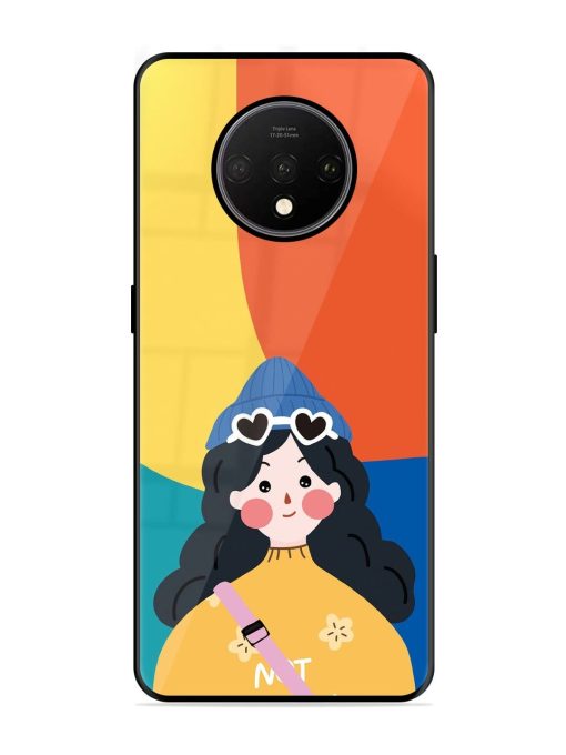 Colorful Vibes Glossy Soft Edge Case for Oneplus 7T Chachhi