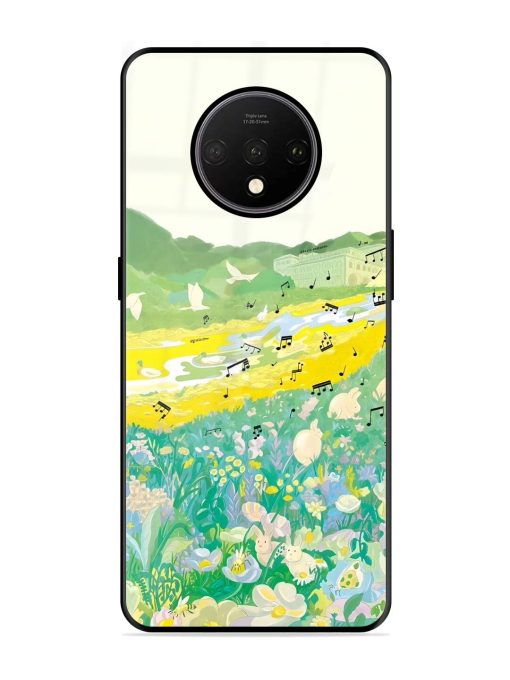 Melody In Bloom Glossy Soft Edge Case for Oneplus 7T Chachhi