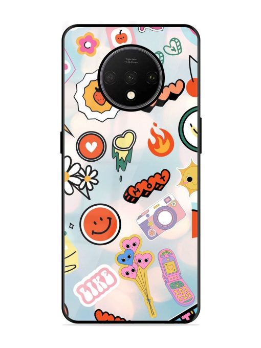 Cheerful Glossy Soft Edge Case for Oneplus 7T Chachhi