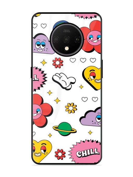 Whimsical Wonderland Glossy Soft Edge Case for Oneplus 7T Chachhi