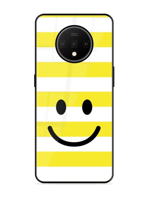 Smiling Stripes Glossy Soft Edge Case for Oneplus 7T Chachhi