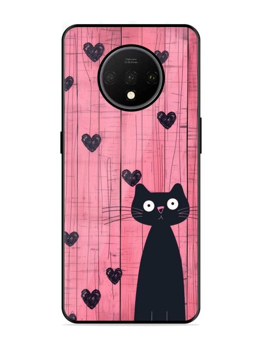 Feline Valentine'S Day Glossy Soft Edge Case for Oneplus 7T Chachhi