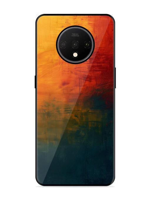 Golden Hour Canvas Glossy Soft Edge Case for Oneplus 7T Chachhi