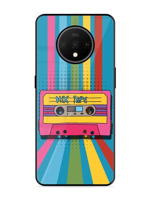 Retro Cassette Tapes Glossy Soft Edge Case for Oneplus 7T Chachhi