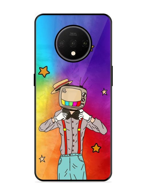 Tv Personality Glossy Soft Edge Case for Oneplus 7T Chachhi