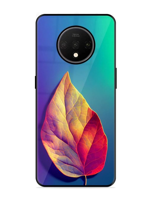 Autumn'S Embrace Glossy Soft Edge Case for Oneplus 7T Chachhi