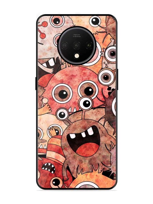 Monster Mash Glossy Soft Edge Case for Oneplus 7T Chachhi