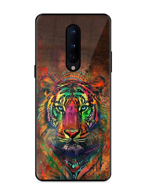 Cosmic Tiger Glossy Soft Edge Case for Oneplus 8 Chachhi