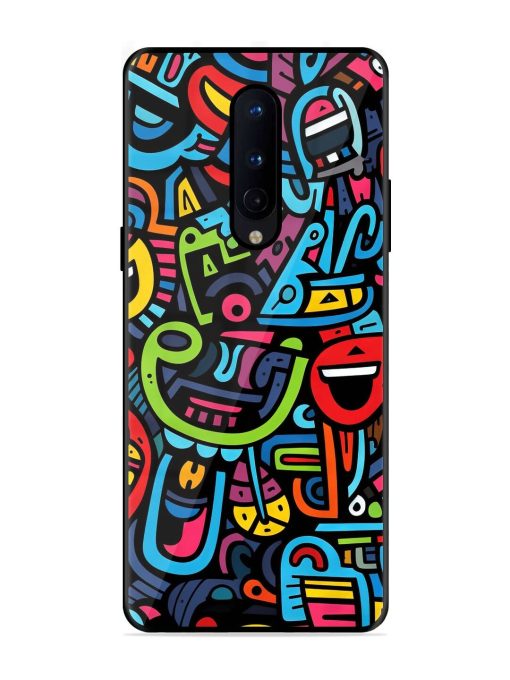 Doodlephoria Glossy Soft Edge Case for Oneplus 8 Chachhi