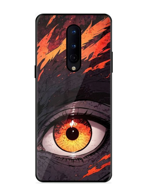 Inferno Gaze Glossy Soft Edge Case for Oneplus 8 Chachhi