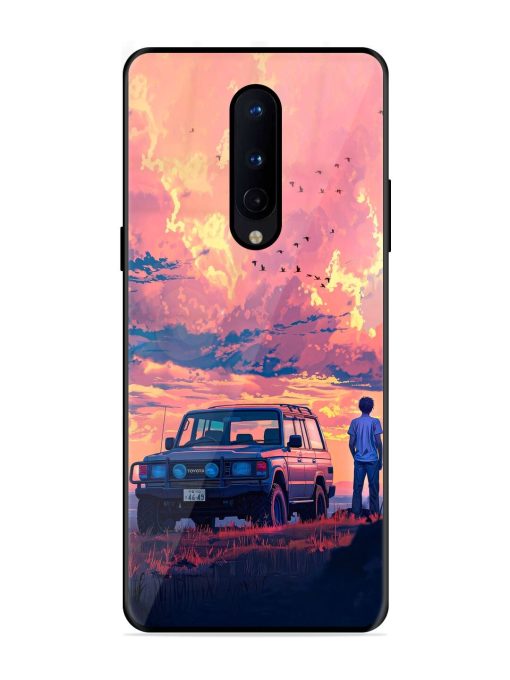 Solitude'S Horizon Glossy Soft Edge Case for Oneplus 8 Chachhi